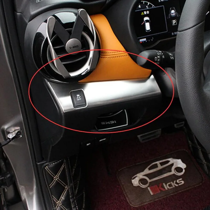 Tonlinker чехол наклейка s для NISSAN KICKS 2017 Стайлинг автомобиля 1 шт. из нержавеющей стали