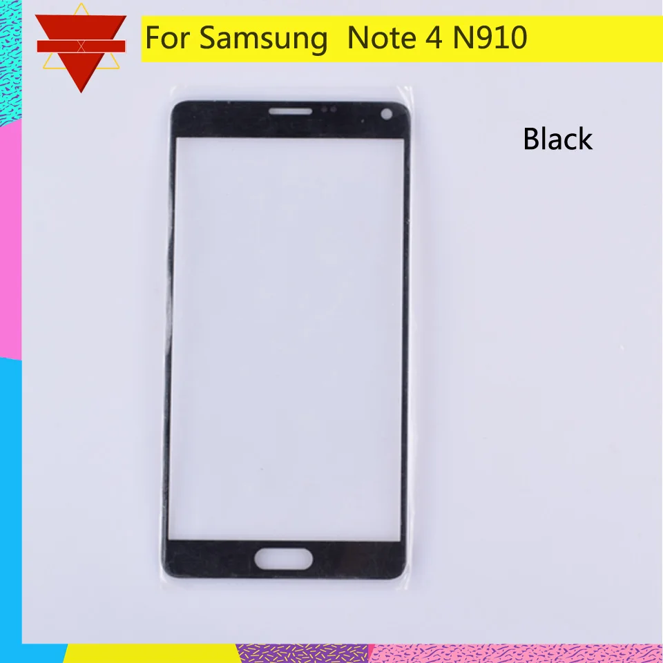 Для samsung Galaxy Note 4 N910 N910A N910F N910H сенсорный экран передняя стеклянная панель ЖК-экран