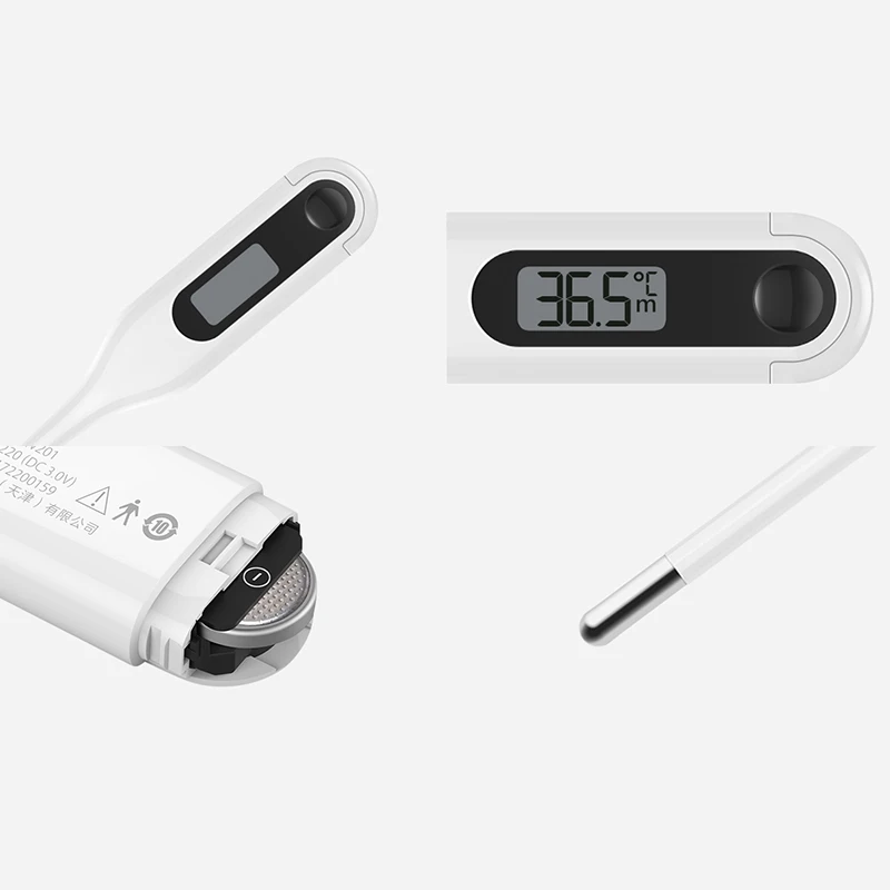 Оригинальный Медицинский электронный термометр Xiaomi литиевая батарея