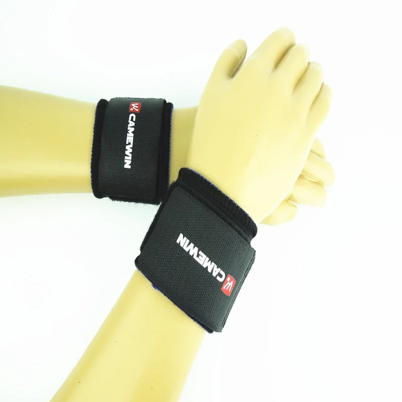 Одна Пара регулируемых спортивных браслетов защита для запястья поддержка
