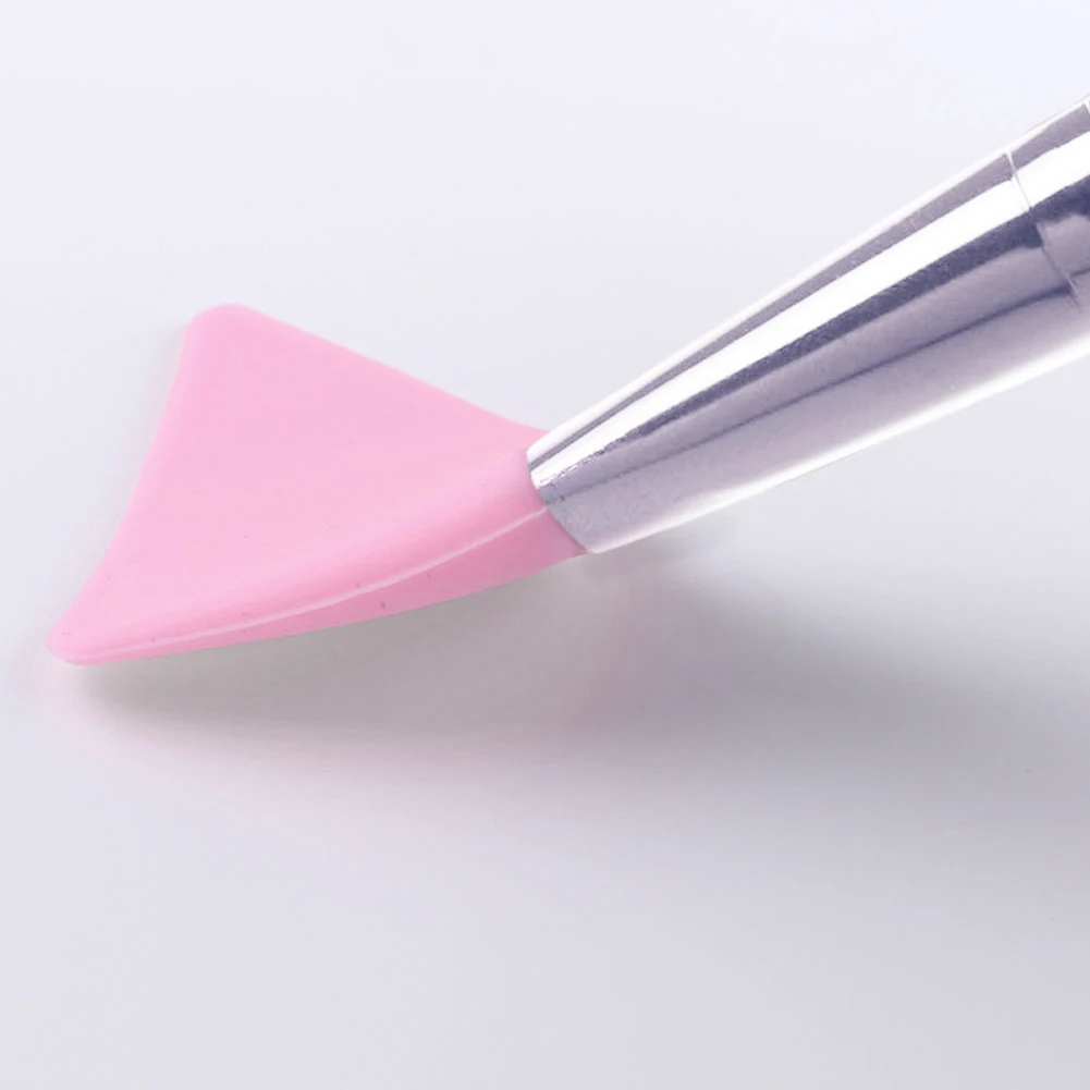 Новая мягкая плоская силиконовая маска щетка аппликатор для грязи лица