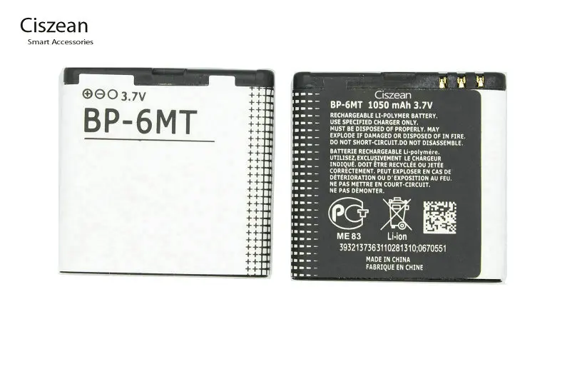 Ciszean BP-6MT BP6MT BP 6MT 1050 мАч Сменный аккумулятор для телефона + ЖК-зарядное устройство