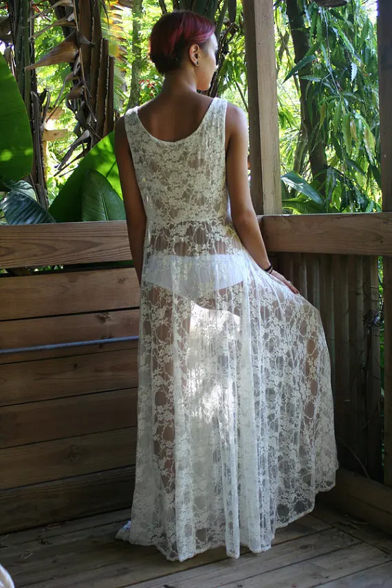 Летний реквизит для фотосъемки беременных белое платье кружевное Одежда