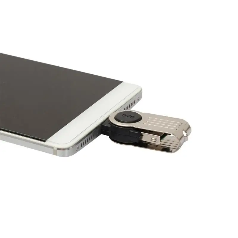 2 в 1 USB2.0 OTG кард-ридер+ универсальное устройство для считывания с tf-карт Android смартфон