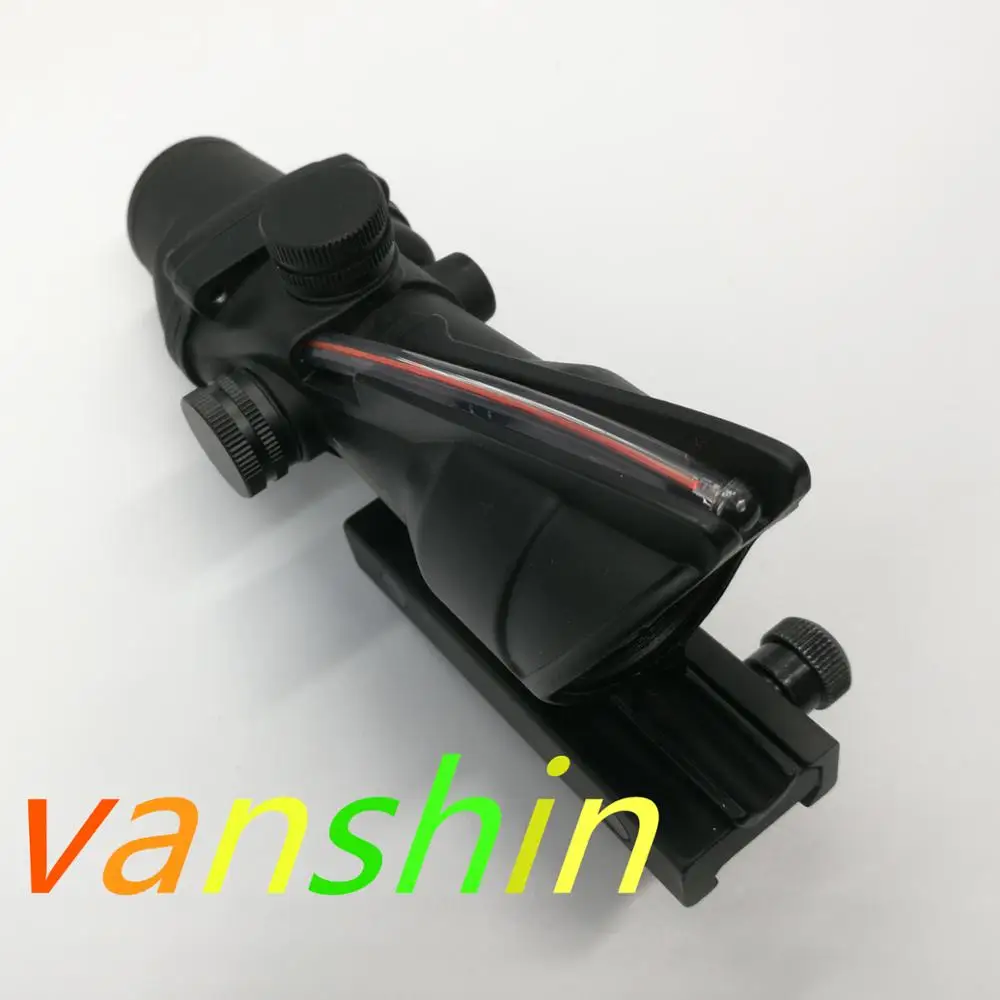 Trijicon ACOG 4x32 красный Волокно реального прицел Crosshair устройства BDC тактический Охота