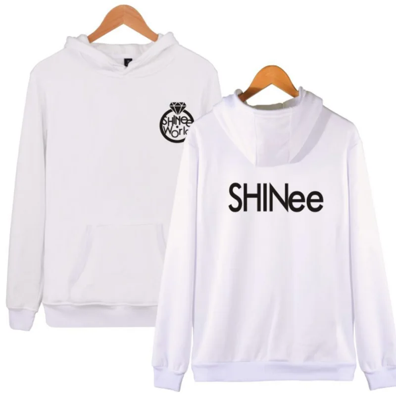 Корейский KPOP SHINEE Розовая Толстовка для женщин и мужчин Harajuku Taemin Jonghyun Key Minho Onew с