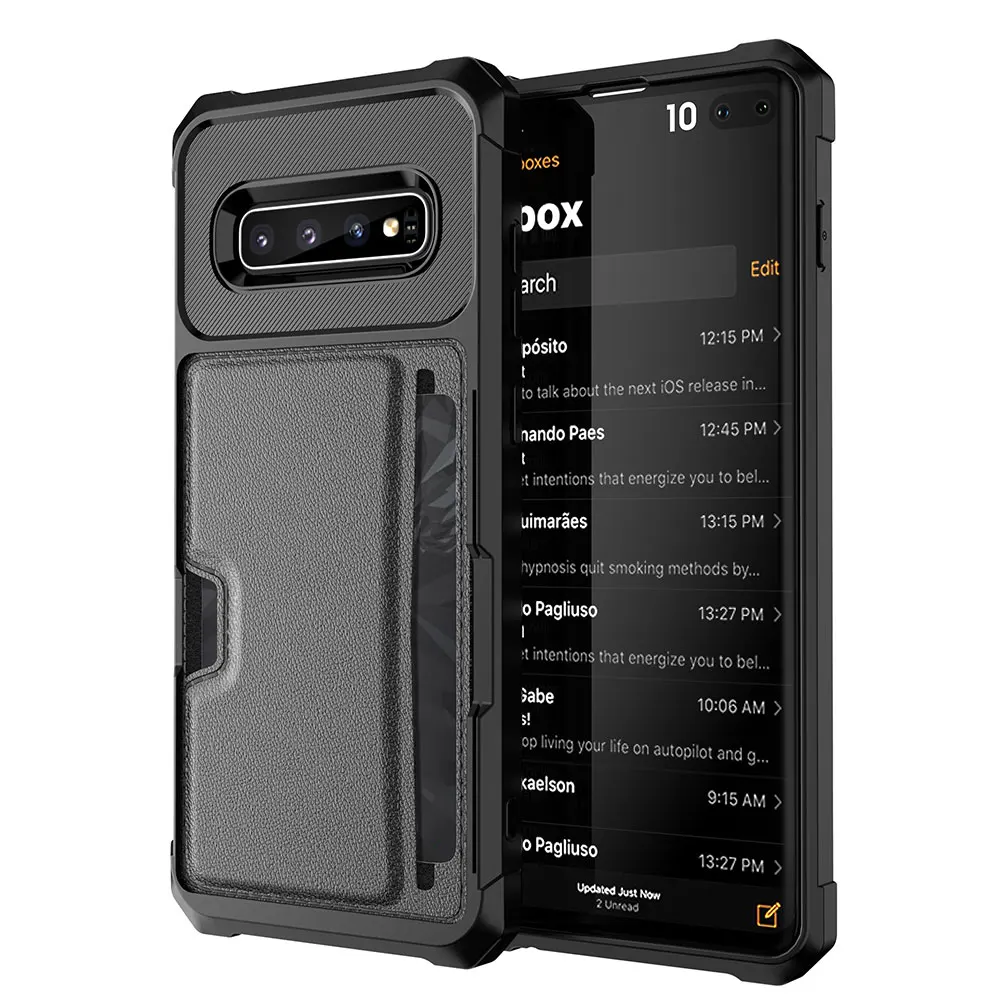 Чехол для ПК samsung S10/S10 plus/S10e чехол карт ТПУ S9/S9plus Note9 жесткий футляр с магнитом |