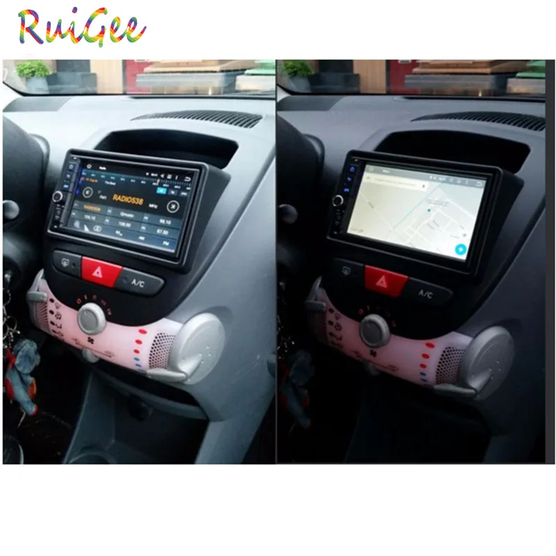 Четырехъядерный 2 din 7 дюймов android 1 Универсальный Автомобильный dvd плеер для Nissan juke