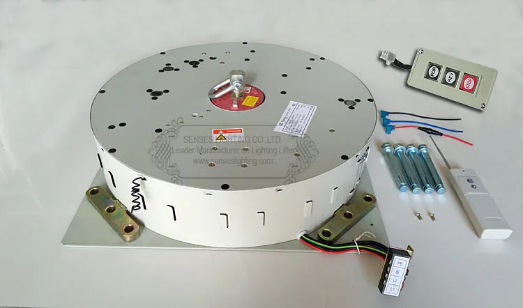 Подъемник для люстры с проводом управления 250 кг 9 м и пультом дистанционного