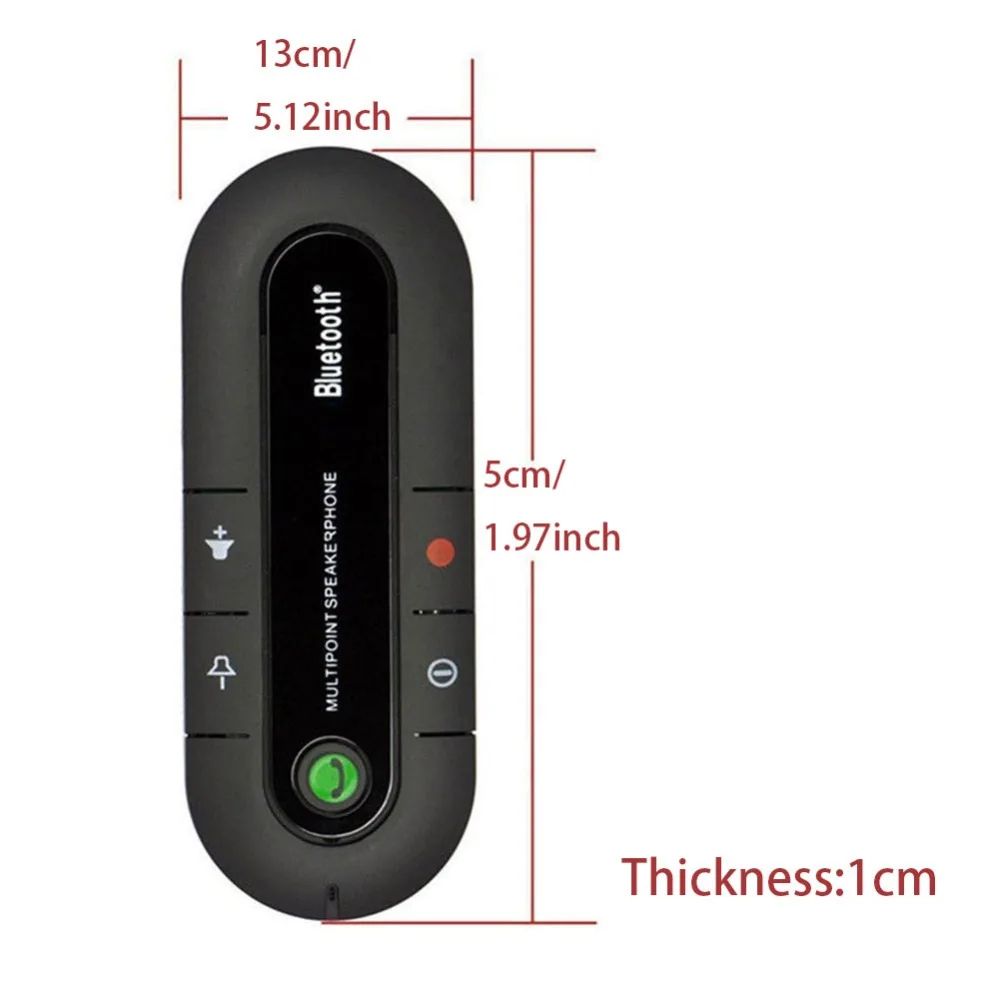 Bluetooth Handsfree автомобильный комплект беспроводной динамик телефон MP3 музыкальный