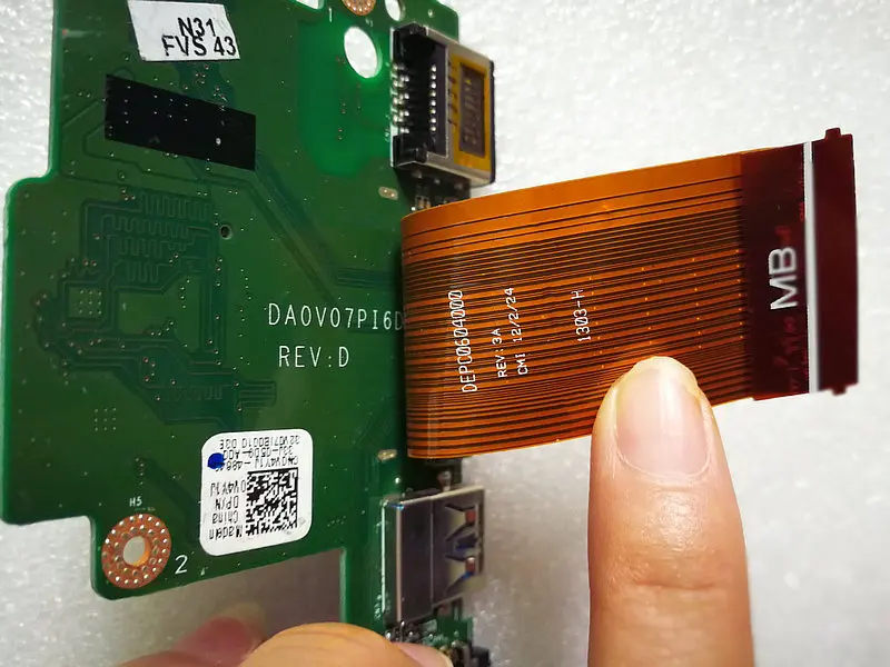 Оригинальная плата для Dell Vostro 3360 usb аудио lan DA0V07PI6D1 CN-0V4Y1J 0V4Y1J V4Y1J DEPC0604000 | Компьютеры