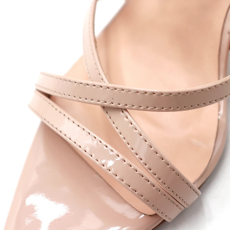 

ENMAYER 2019 PU Basic Party Women Sandals Summer Hing Heel Solid Fashion and Sexy Women Shoes Size 34-41 LY2165