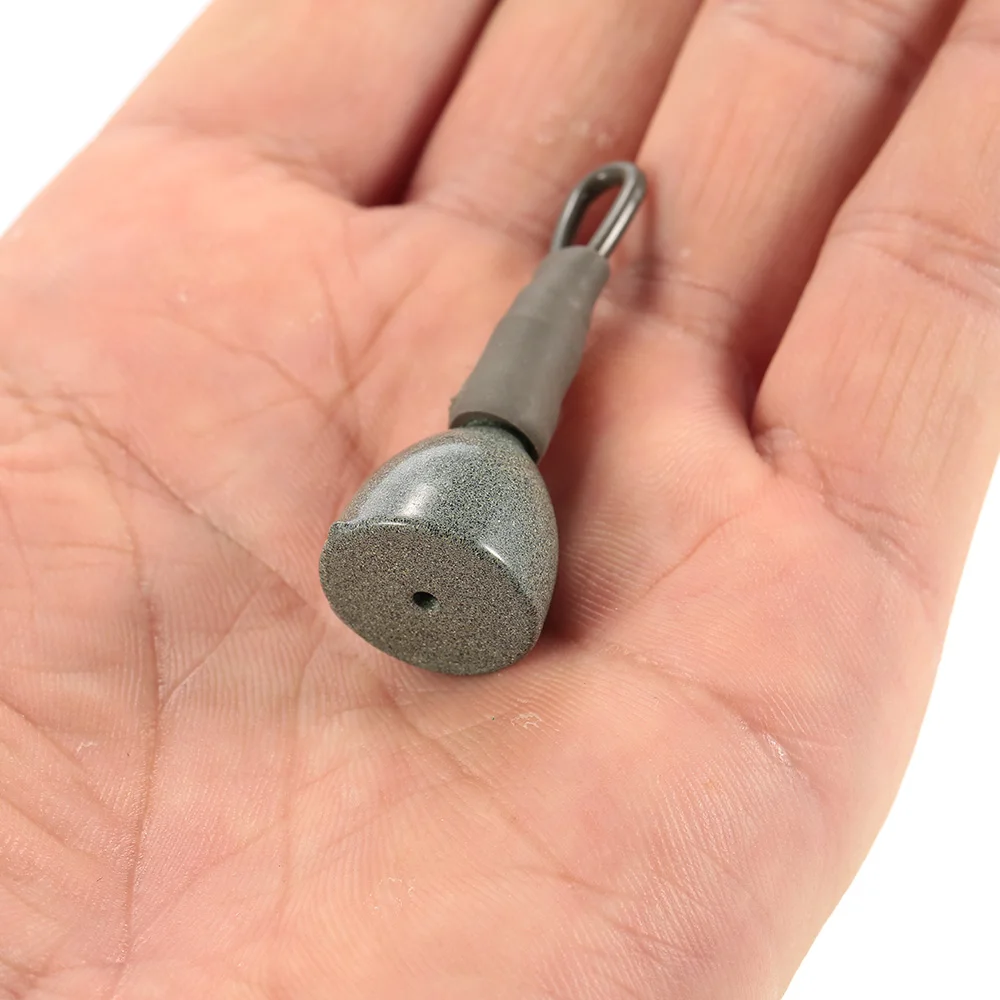 4 шт. Карп Рыбалка обратно привести зажим грузила 15 г/30g камуфляж зеленый мутная