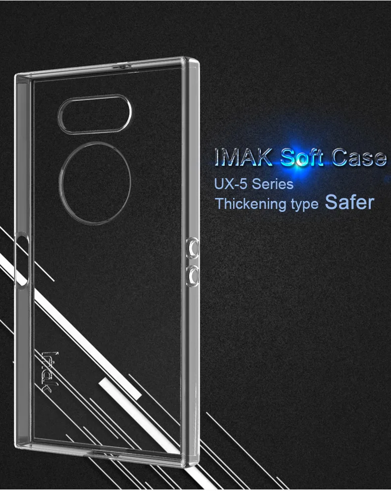 Imak Прозрачный ТПУ чехол для razer Phone 2 Мягкий силиконовый чехол для razer Phone2 задняя крышка 1,3 мм толщина защита