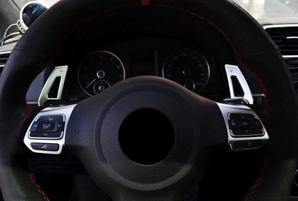 Автомобильные лопатки рулевого колеса из алюминиевого сплава для Volkswagen VW Golf 6 MK6