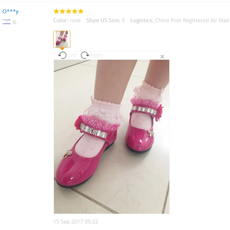 Туфли для девочек 2018 весна искусственная кожа стразы цветы розы элегантные