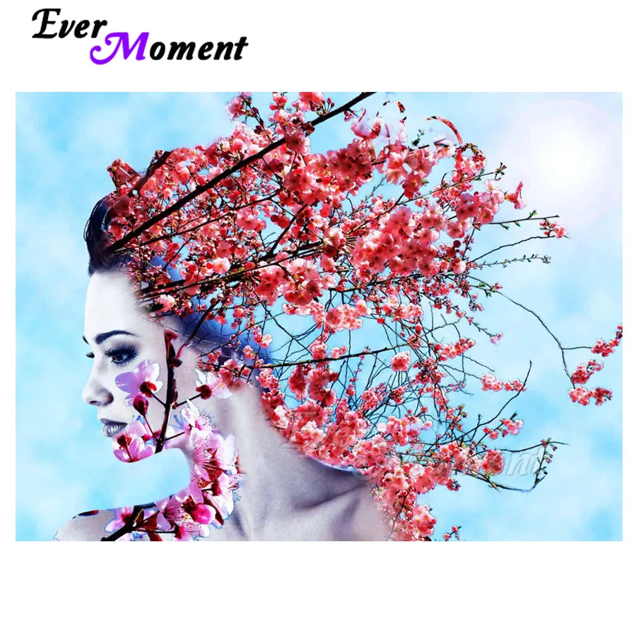 Женские Алмазные Стразы Ever Moment ручная работа полностью квадратная Алмазная