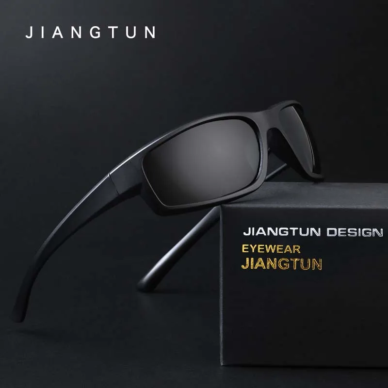 JIANGTUN, новинка, мужские поляризованные солнцезащитные очки, фирменный дизайн,, черные очки, очки для вождения, защита от уф400 лучей, солнцезащитные очки, Gafas Ciclismo