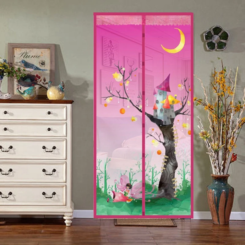 Новая Цветочная фея: защита от комаров летняя дверь занавес насекомых магнитный