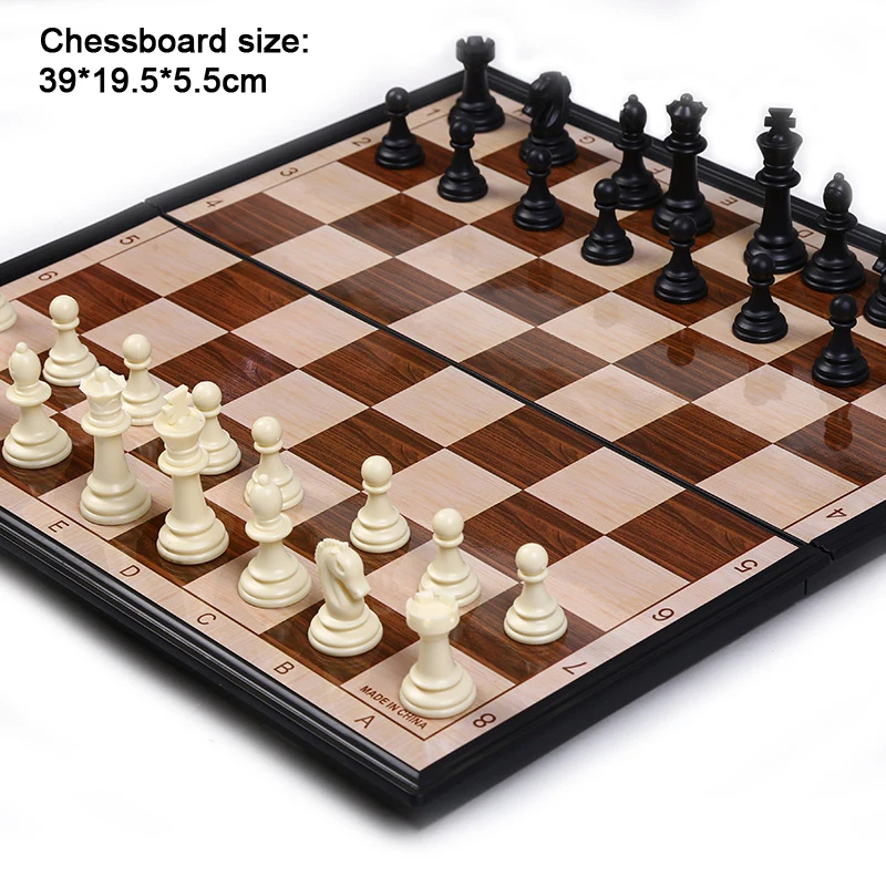 BSTFAMLY набор пластиковых шахмат портативные международные шахматы 39*19 5*5 5 см