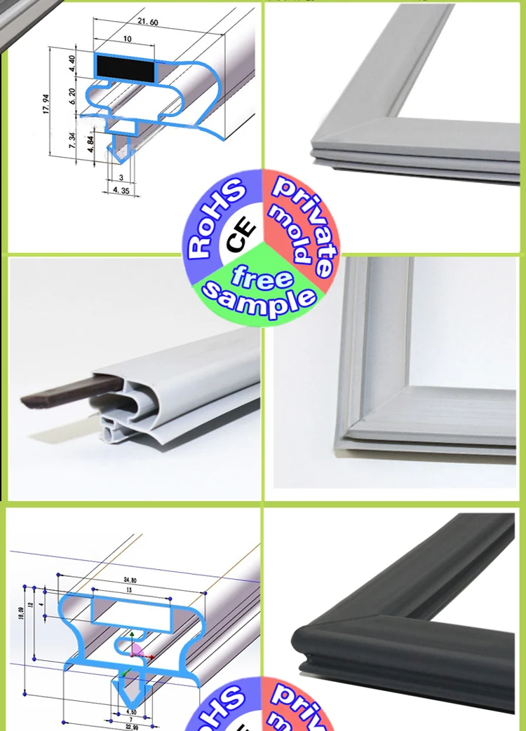 Лучшая цена магнитный холодильник пластиковый уплотнитель двери Полосы