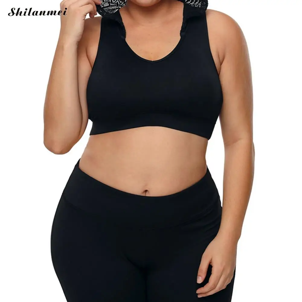 2018 New Women Hot Shapers Sports Tank Top Fitness Yoga Gym Running Cami Black Vest Intimates Sweat Bra Plus Size Sport Bras | Спорт и