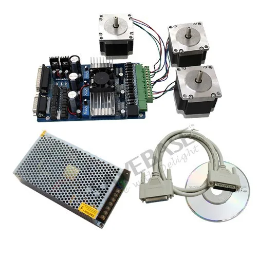 Отличная Стоимомть 3 Оси CNC PC Контроллер Полной Комплект Toshiba TB6560AHQ Чип 1-1/16