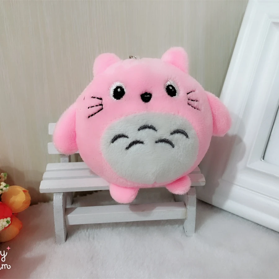 Janpan Аниме кошка Тоторо 8 см брелок игрушки плюшевые чучело игрушка маленькие