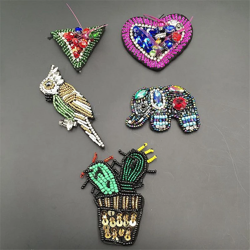 10 шт./лот ручная работа прибивать гвоздями шарик тканевая наклейка Хрустальные