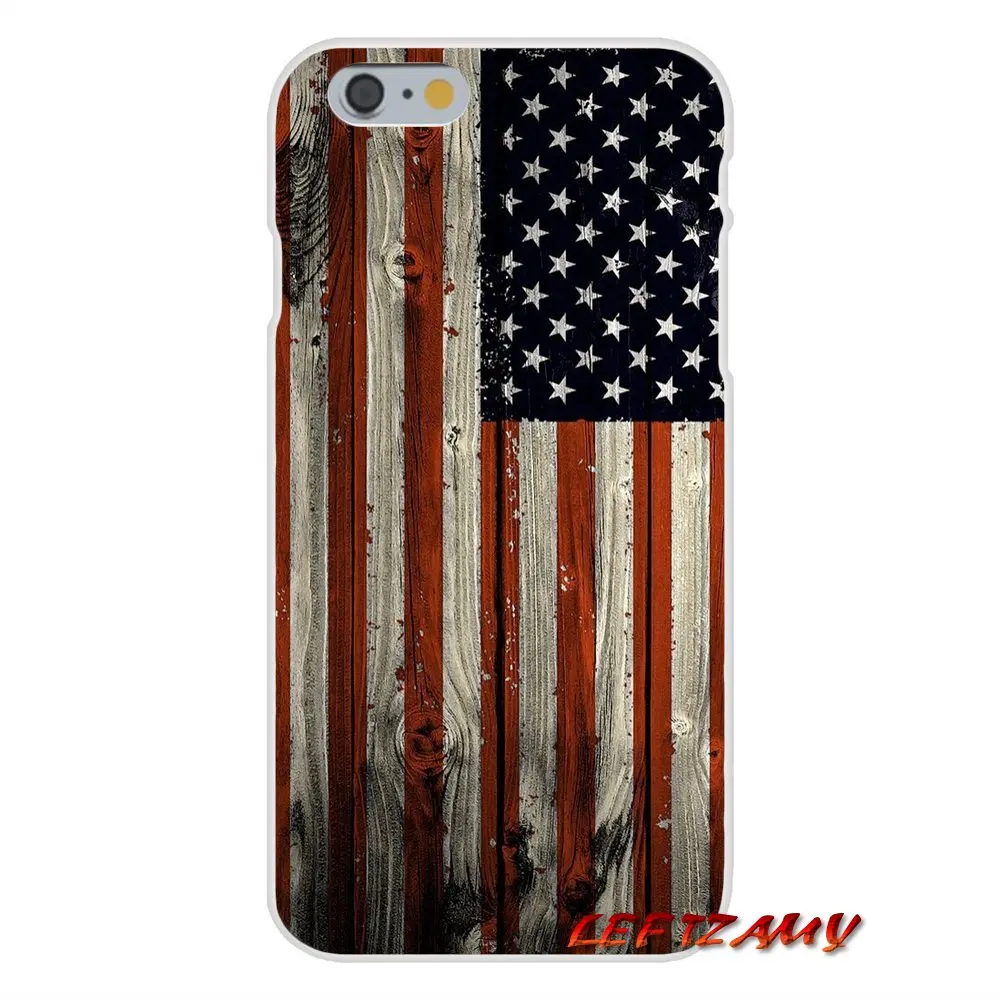 Тонкий синий флаг США полицейский череп для iPhone X XR XS MAX 4 4S 5 5S 5C SE 6 S 7 8 Plus ipod touch