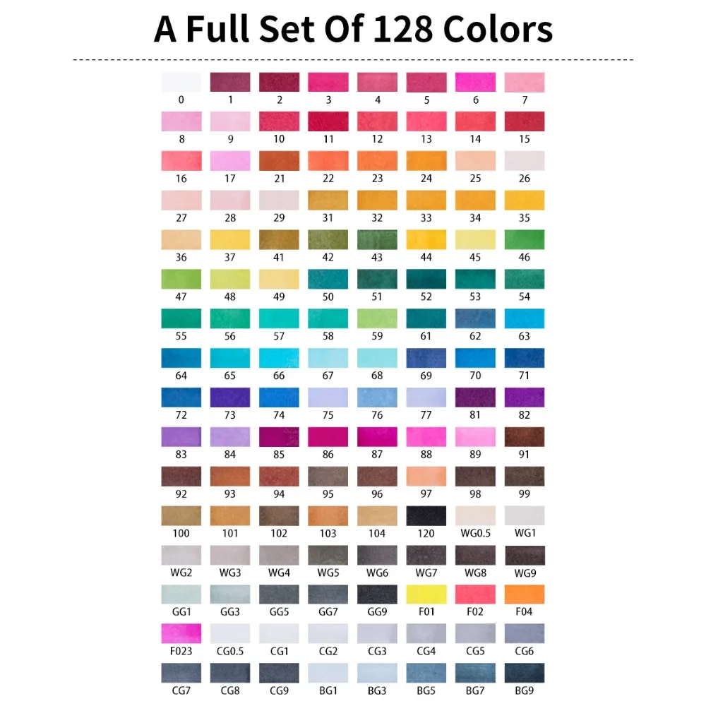 STA 1 шт. художественные маркеры двойные советы холодный серый стиль спиртовой