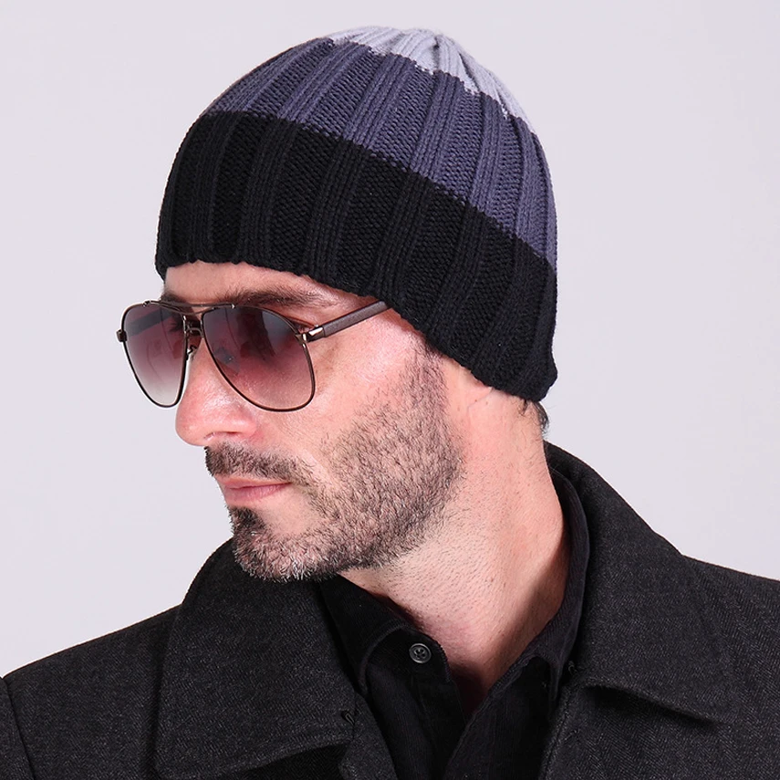 

2017 Women winter mask beanie fashion winter cap women warm knitted solid color hat bonnet men warm winter hats for men