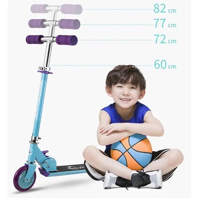 Новый самокат из алюминиевого сплава регулируемый по высоте Детский лучшие