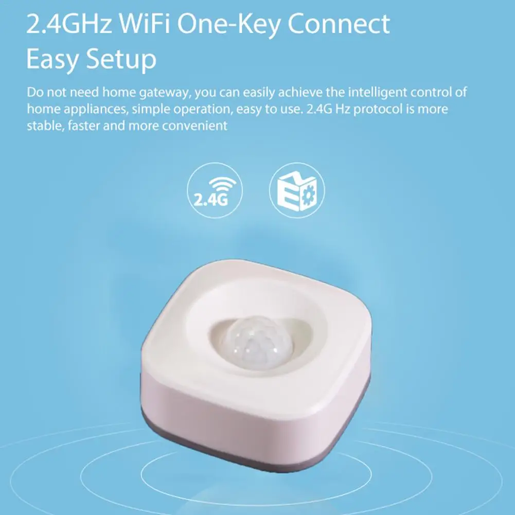 WIFI инфракрасный датчик человеческого тела беспроводной PIR движения Детектор