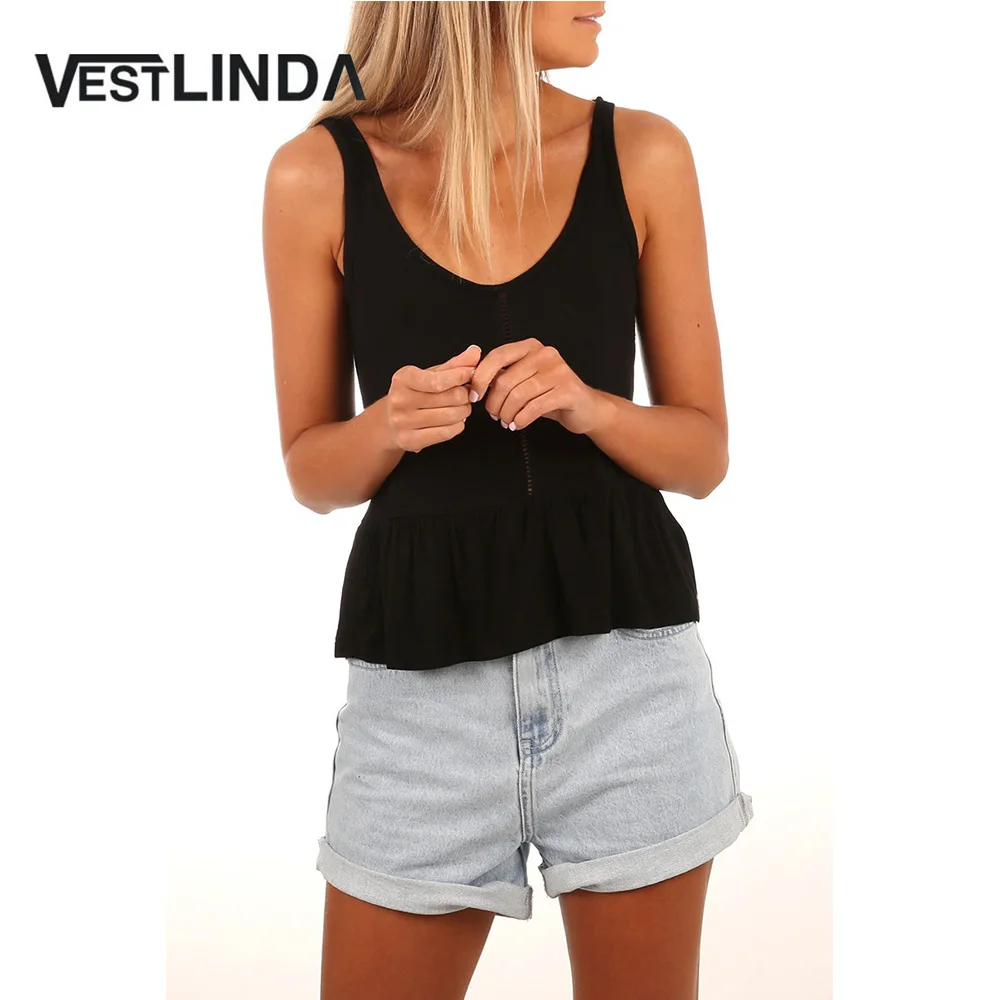 VESTLINDA Повседневное с овальным вырезом без рукавов платье открытыми плечами