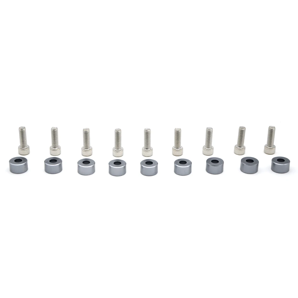 9 шт. алюминиевые шайбы 8 мм с логотипом|Гайки и болты| |