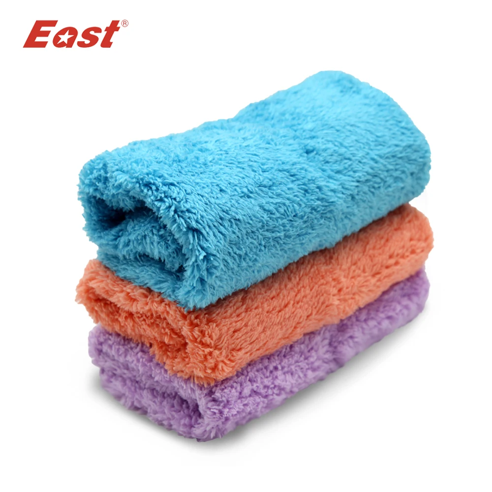 East 3 шт./лот супер впитывающая ткань из микрофибры для чистки высокая