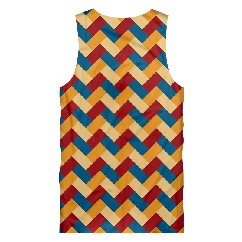 OGKB Unisex Tank Top Summer Cool Print Rainbow 3D Singlets Vest For Women/men Hiphop Punk Gothic Shirts Sleeveless Tees 5XL | Мужская