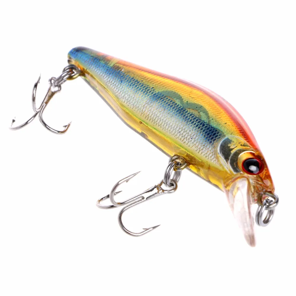 53 мм Блесен Пластик Жесткий кривошипно приманки искусственные рыболовные крючки