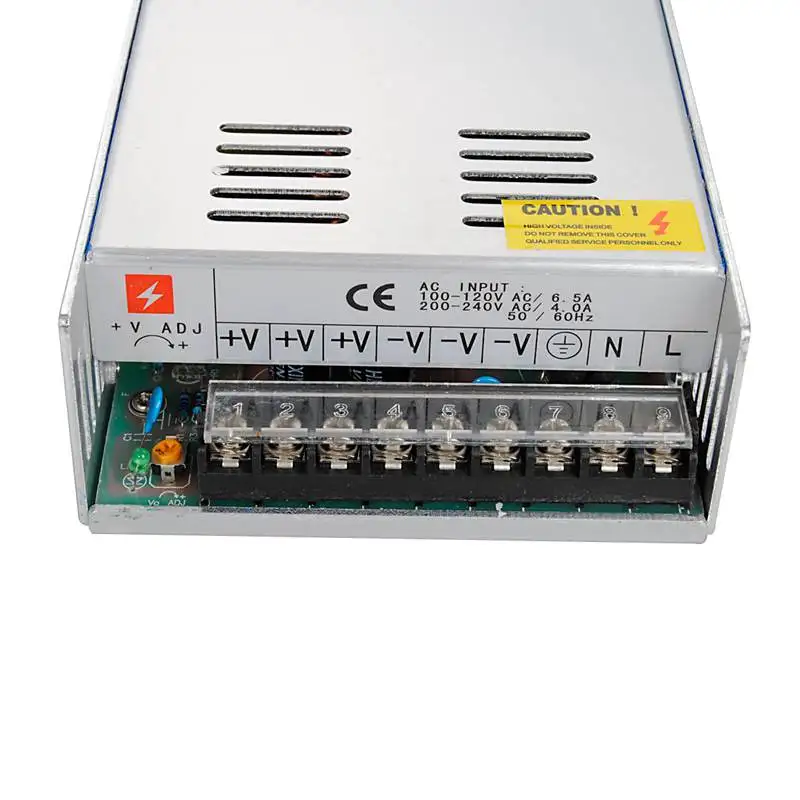 ESCAM AC85-265V To DC12V 40A 480W Драйвер импульсного источника питания для камеры