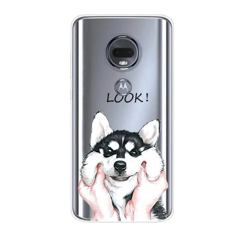 Чехол для Motorola Moto G7 чехол мягкая задняя крышка из ТПУ телефона XT1965 2 G 7