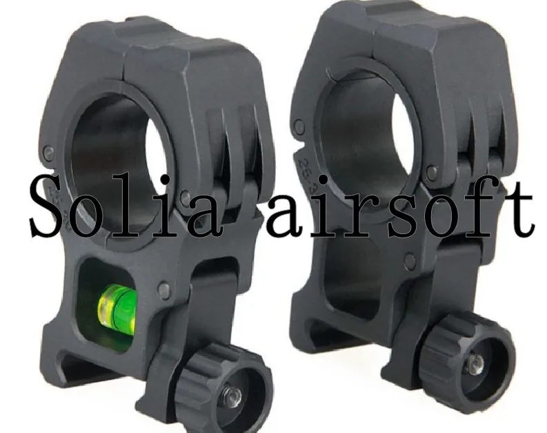

M10 Scope Rings Separate Rifle Scope Mount QD 25.4 30mm Scope Mount With Bubble Level Riflescope Rings