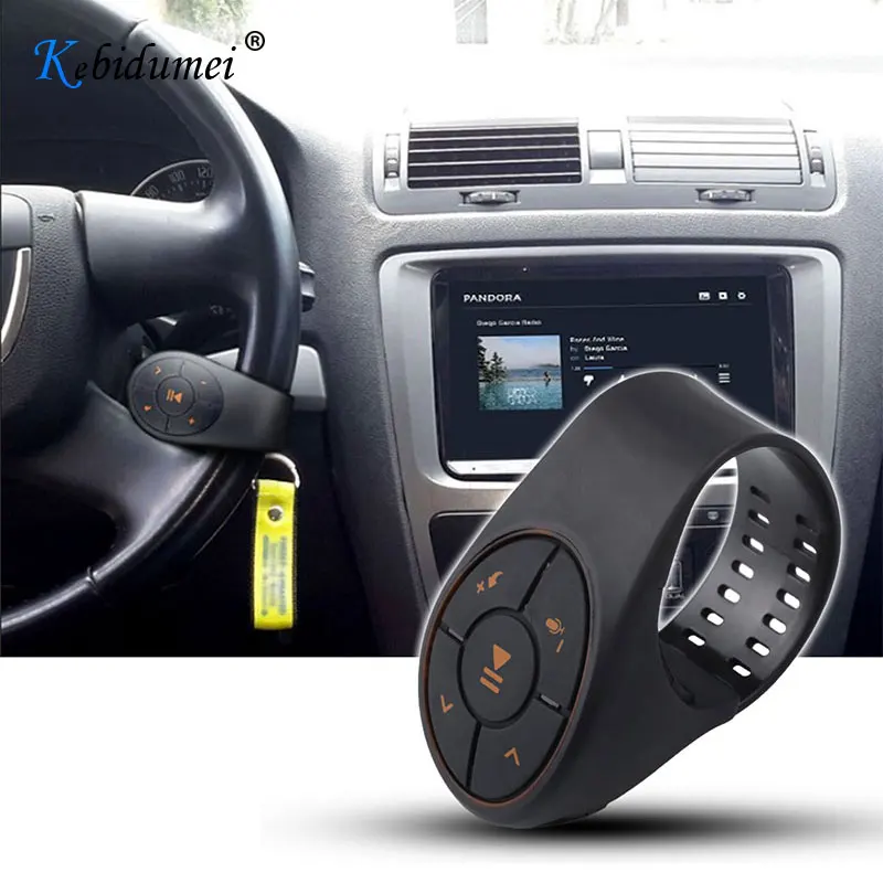 Пульт ДУ kebidumei с цепочкой Bluetooth 4 0 автомобильный DVD контроллер беспроводной пульт