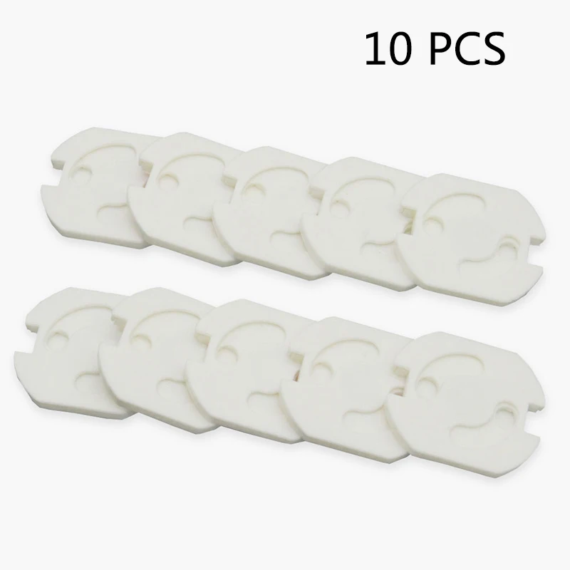 10 PCS 10 шт. 2 отверстия ЕС розетки крышка вилки детские электрические розетки детские электрические защитные розетки защита розетки - Цвет: 10 PCS