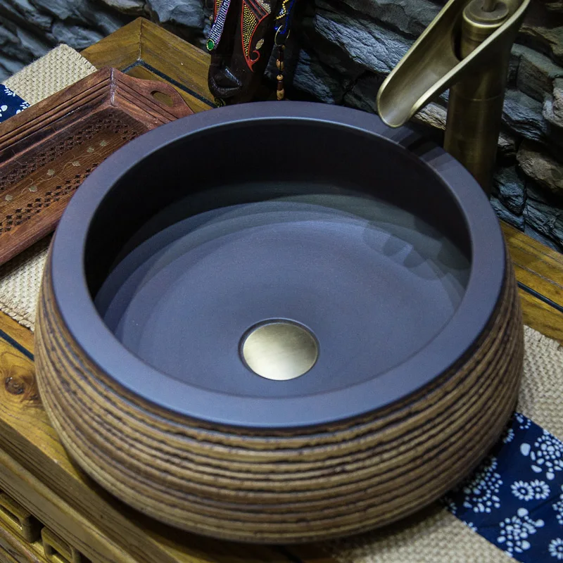 Керамическая Столешница для умывальника Jing Yan Jingdezhen раковина 1276 антикварная