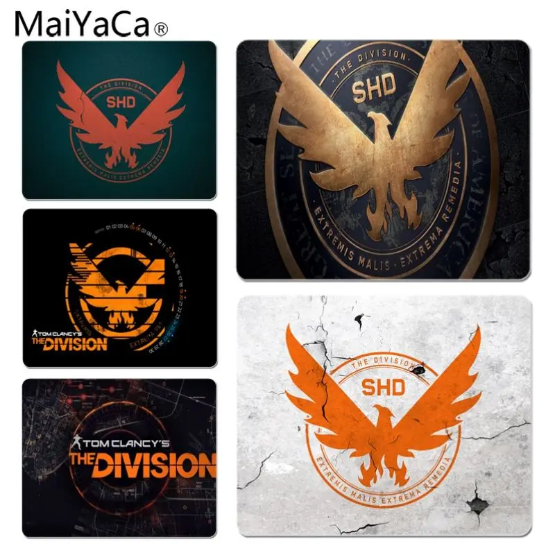 

MaiYaCa Funny the division SHD Office Mice Gamer Soft Mouse Pad Small Thicken Comfy Gaming Rubber Mouse Pad