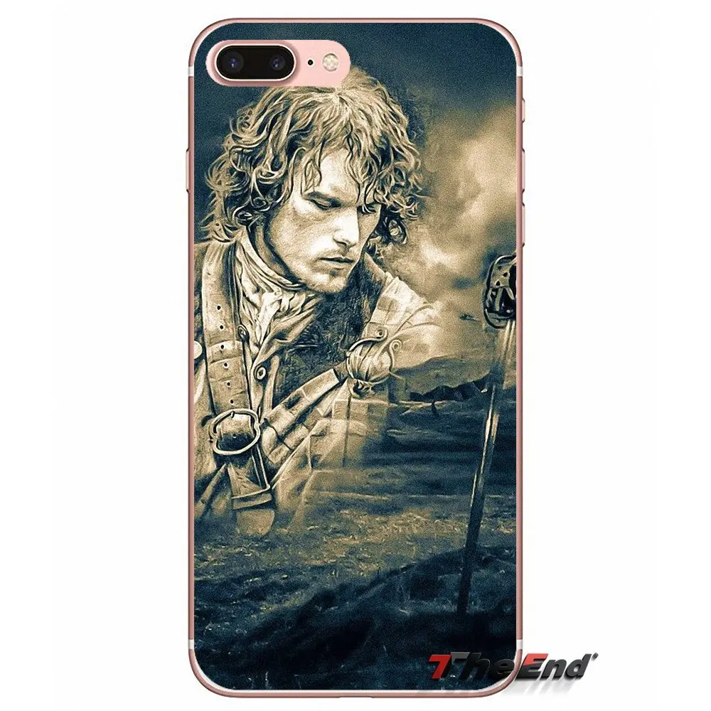 Чехол из ТПУ OUTLANDER TV Jamie Frasered для iPhone X 4 4S 5 5S 5C SE 6 6S 7 8 Plus Samsung Galaxy J1 J3 J5 J7 A3 A5 2016