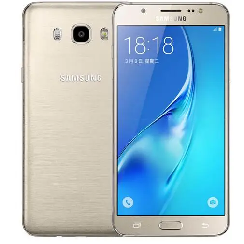 J5108 samsung Galaxy J5() телефон 2 Гб 16 Гб rom 5," дюймовый экран Четырехъядерный Смартфон Snapdragon FDD 4G LTE - Цвет: gold