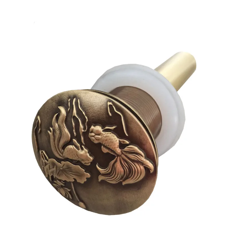 Медные сливные фильтры для ванной комнаты античные латунные раковины/ванны