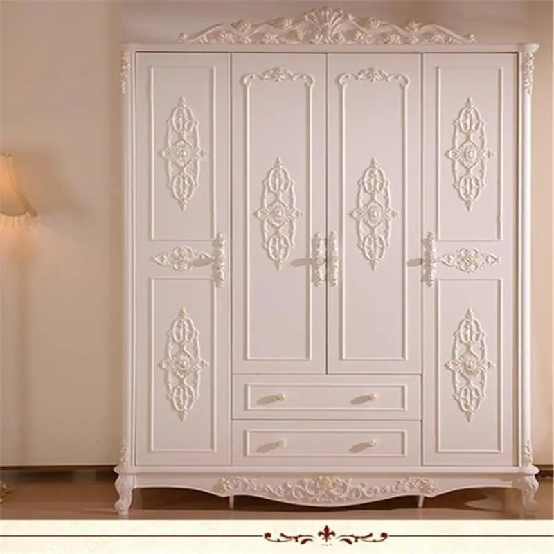 Version I Madera деревянный шкаф Range Vetement для хранения кварто Европейский шкаф Mueble De Dormitorio мебель для спальни шкаф - Цвет: Version I